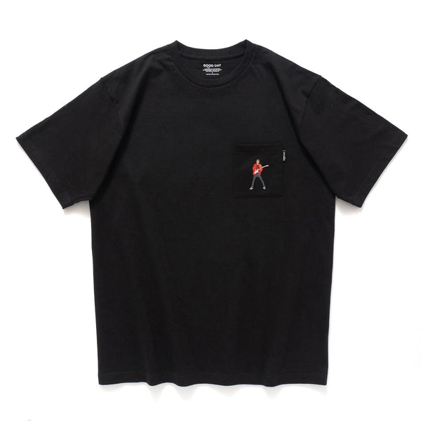 (ZT1193) The Rock n Roll Lengend Embroidery Pocket Tee