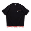 (ZT1202) Tie Dye Paisley Fake Layer Tee