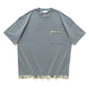 (ZT1202) Tie Dye Paisley Fake Layer Tee