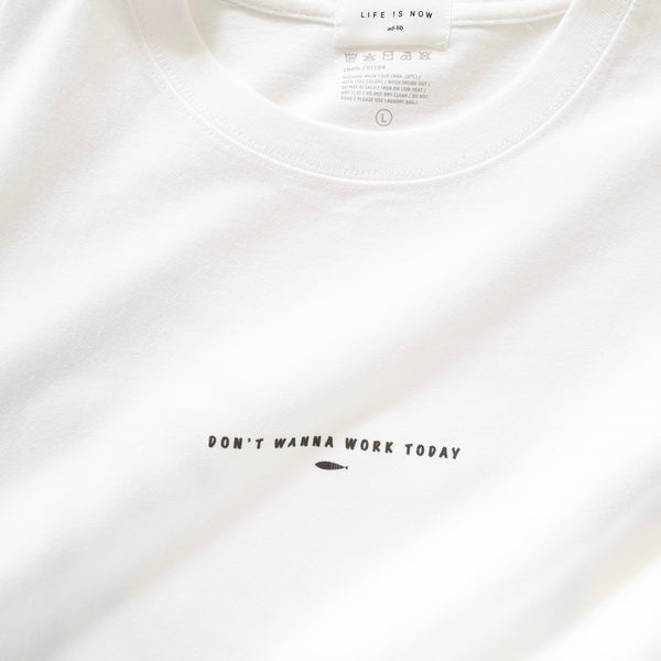 (ZT1212) Let's Hang Out Patchwork Graphic Tee