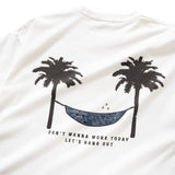 (ZT1212) Let's Hang Out Patchwork Graphic Tee
