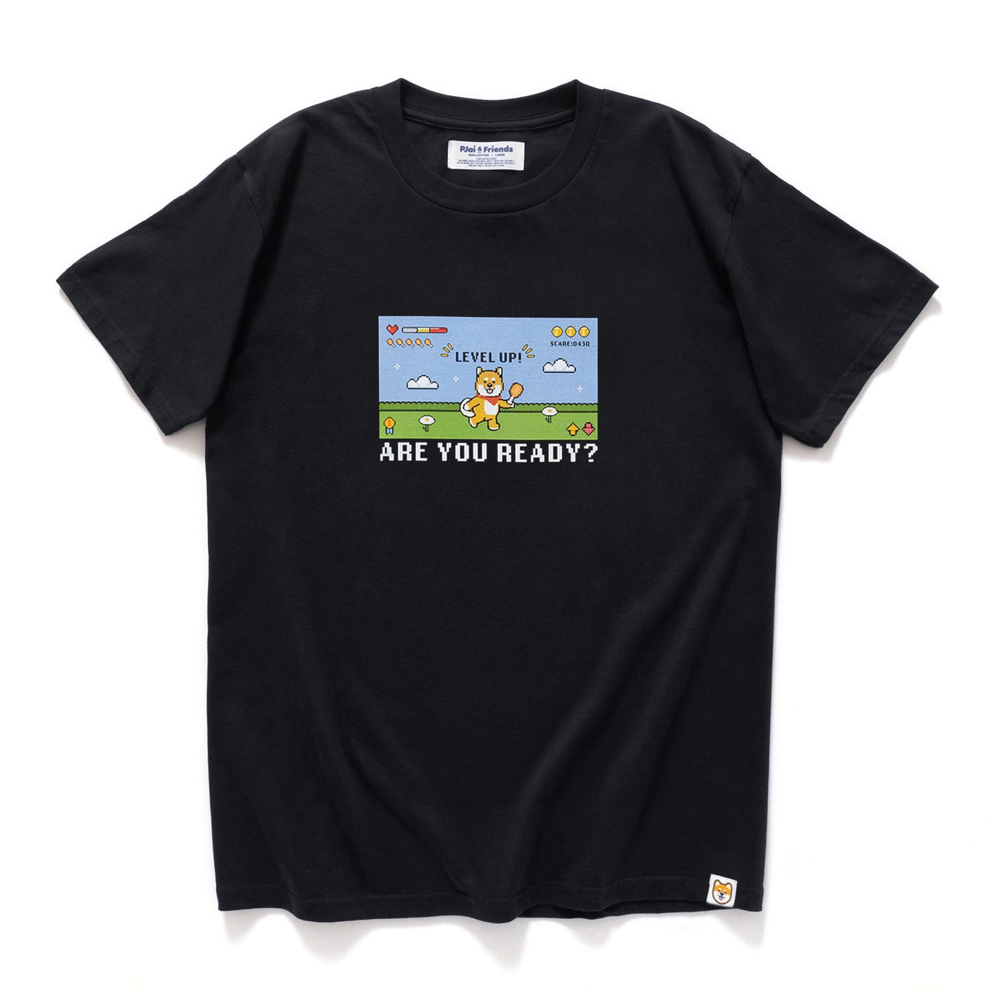 (ZT1226) P仔像素遊戲圖案Tee