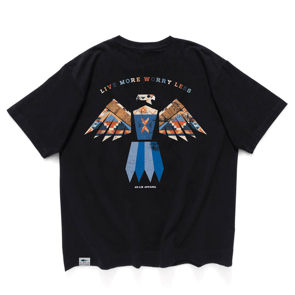 (ZT1231) American Indian Thunderbird Pocket Tee