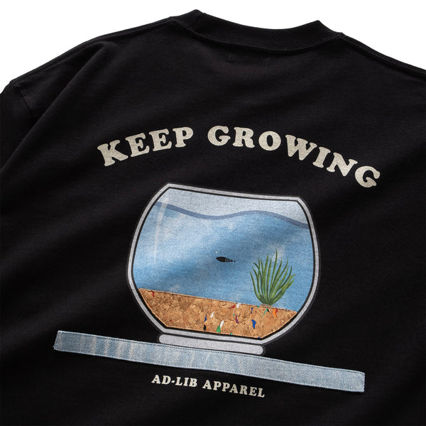 (ZT1236) Fish Bowl Graphic Pocket Tee