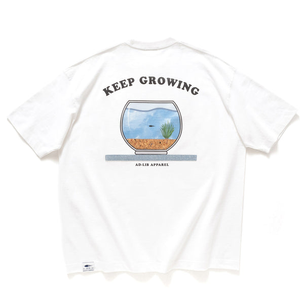 (ZT1236) Fish Bowl Graphic Pocket Tee