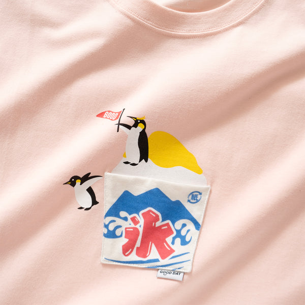 (ZT1238) Penguin Shaved Ice Pocket Tee