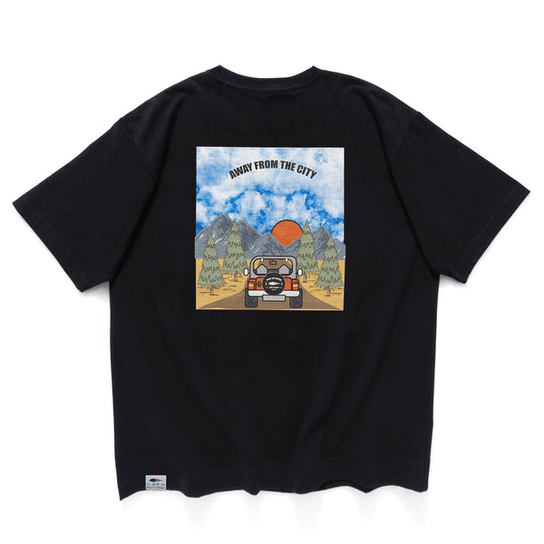 (ZT1249) Away From City Graphic Tee