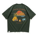 (ZT1255) Over the Mountain Graphic Tee