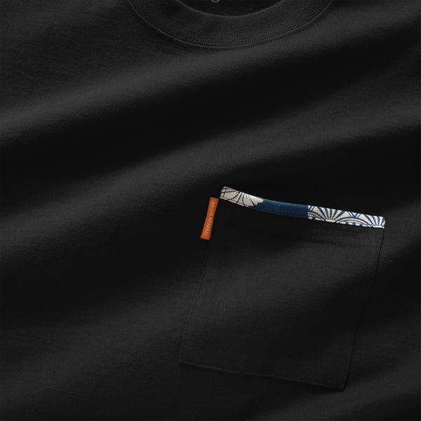 (ZT1257) Fuji & Torii Graphic Pocket Tee