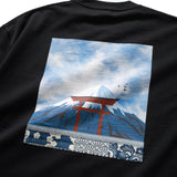 (ZT1257) Fuji & Torii Graphic Pocket Tee