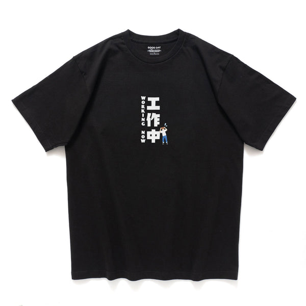 (ZT1259) Working Graphic Embroidery Tee