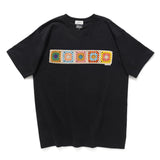 (ZT1263) Crochet Panel Tee