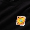 (ZT1264) Crochet Patch Tee