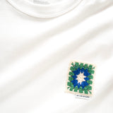 (ZT1264) Crochet Patch Tee