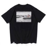 (ZT1269) Never Too Late Embroidery Graphic Tee