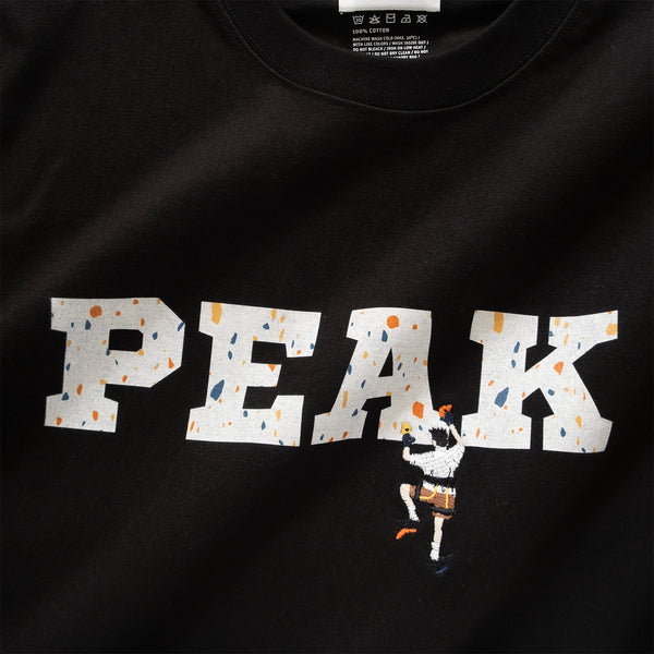 (ZT1272) Peak Climbing Graphic Embroidery Tee