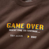 (ZT1275) Game Over Graphic Tee