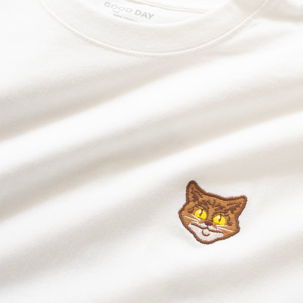 (ZT1277) Lazy Cat Graphic Tee