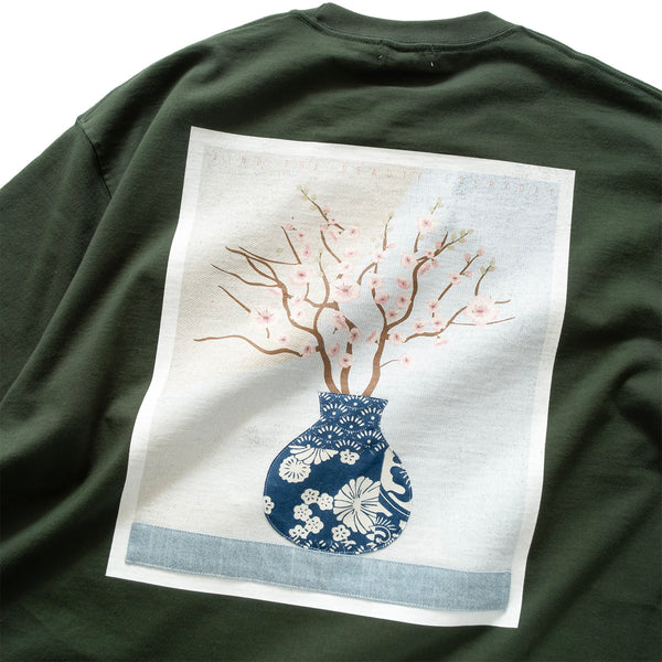 (ZT1279) Sakura Patchwork Graphic Tee