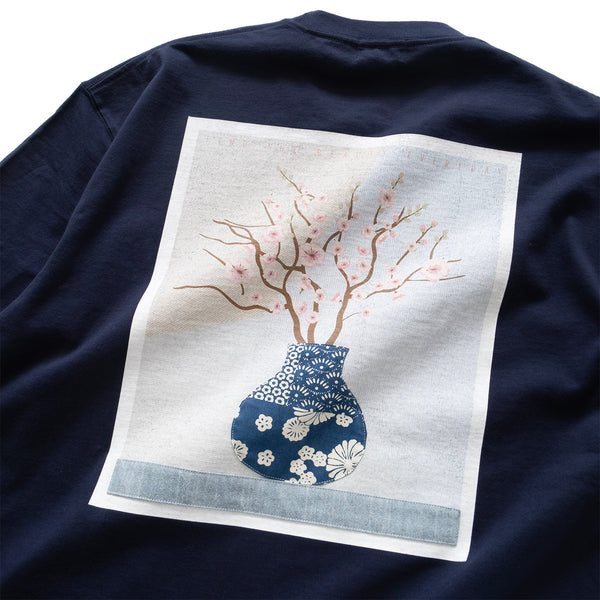 (ZT1279) Sakura Patchwork Graphic Tee