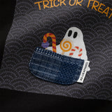 (ZT1281) Halloween Graphic Patchwork Tee