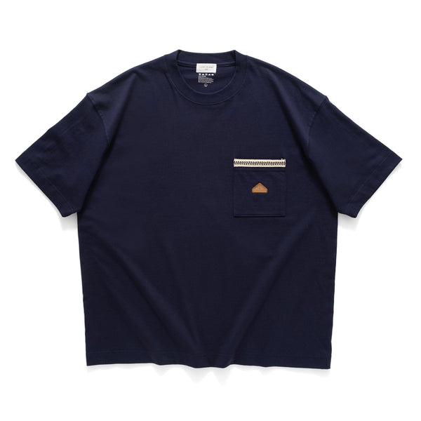 (ZT1293) Buffalo Skull Graphic Pocket Tee