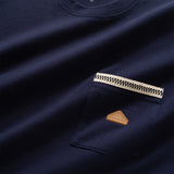 (ZT1293) Buffalo Skull Graphic Pocket Tee