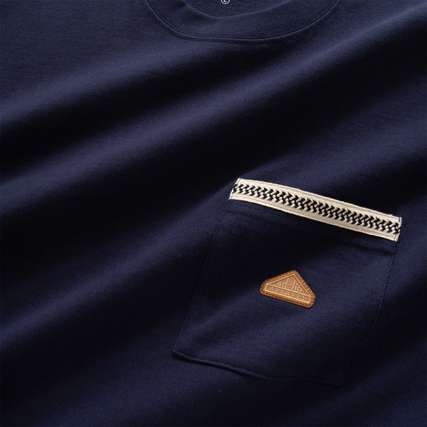 (ZT1293) Buffalo Skull Graphic Pocket Tee