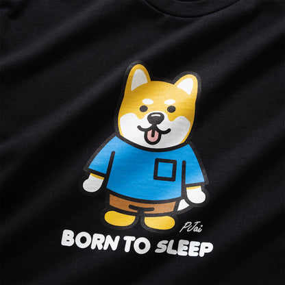 (ZT1300) 藍衣P仔圖案Tee