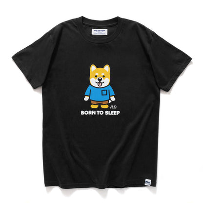 (ZT1300) 藍衣P仔圖案Tee