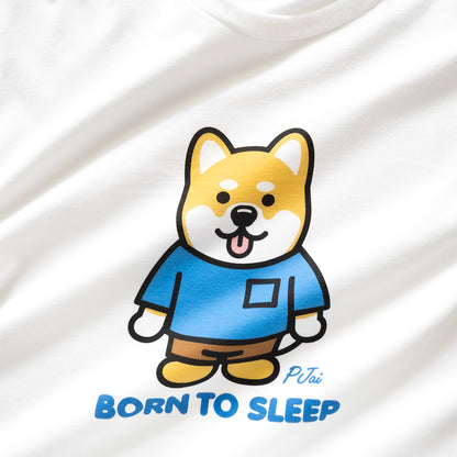(ZT1300) 藍衣P仔圖案Tee