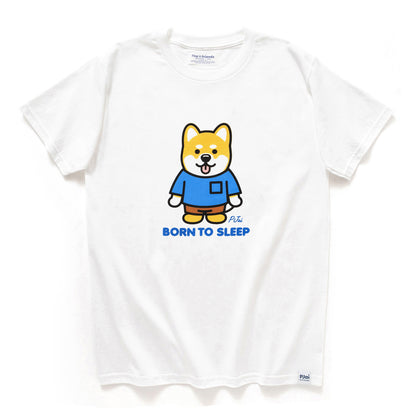 (ZT1300) 藍衣P仔圖案Tee