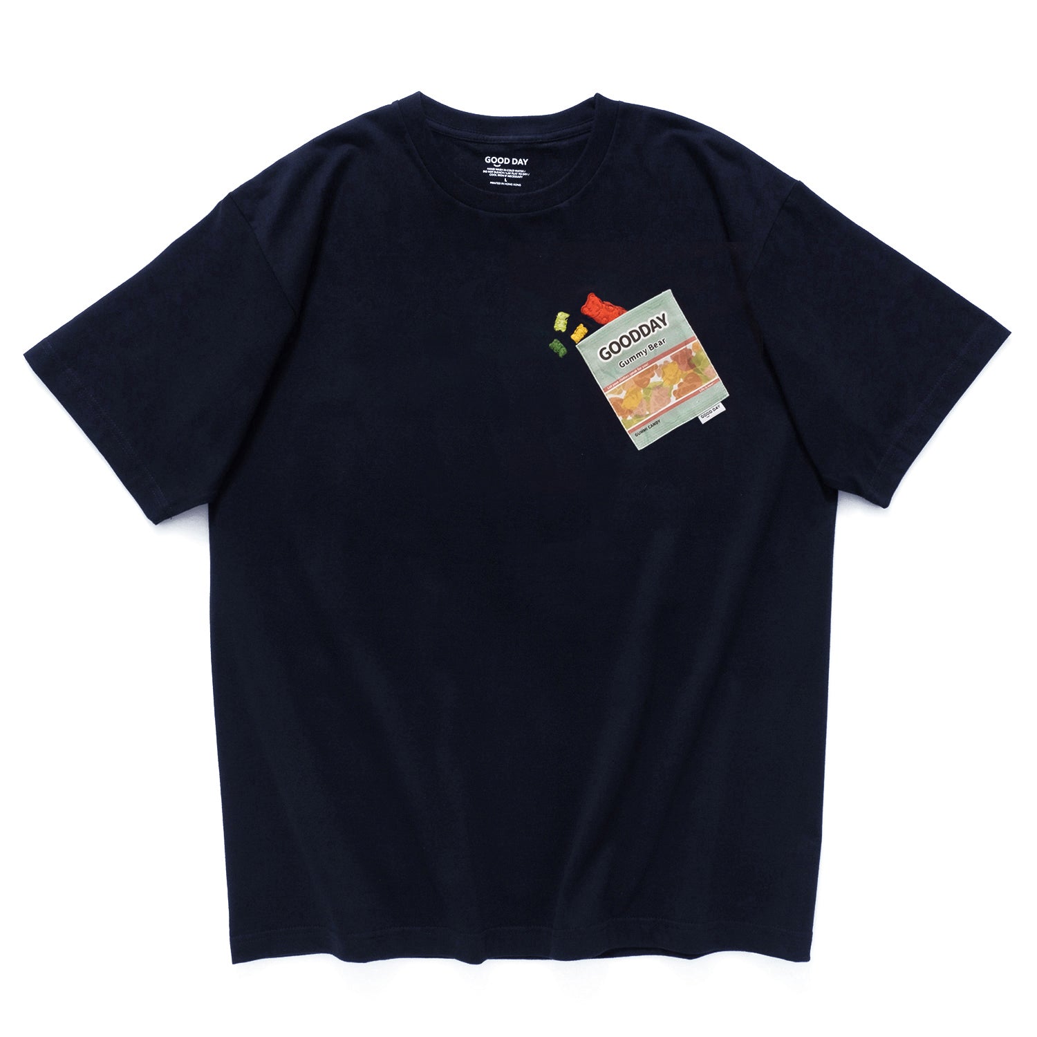 ZT1355) Gummi Bear Embroidery Pocket Tee – ad-lib