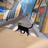 (ZT1377) Fuji Street Cat Embroidery Tee