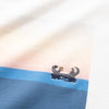 (ZT1388) Otter Graphic Embroidery Tee