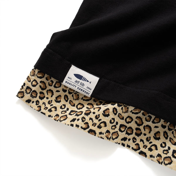 (ZT1391) Leopard Fake Layer Tee