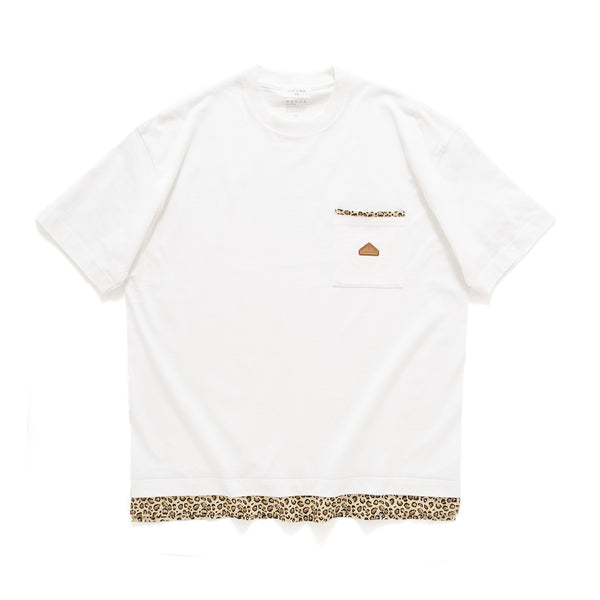 (ZT1391) Leopard Fake Layer Tee