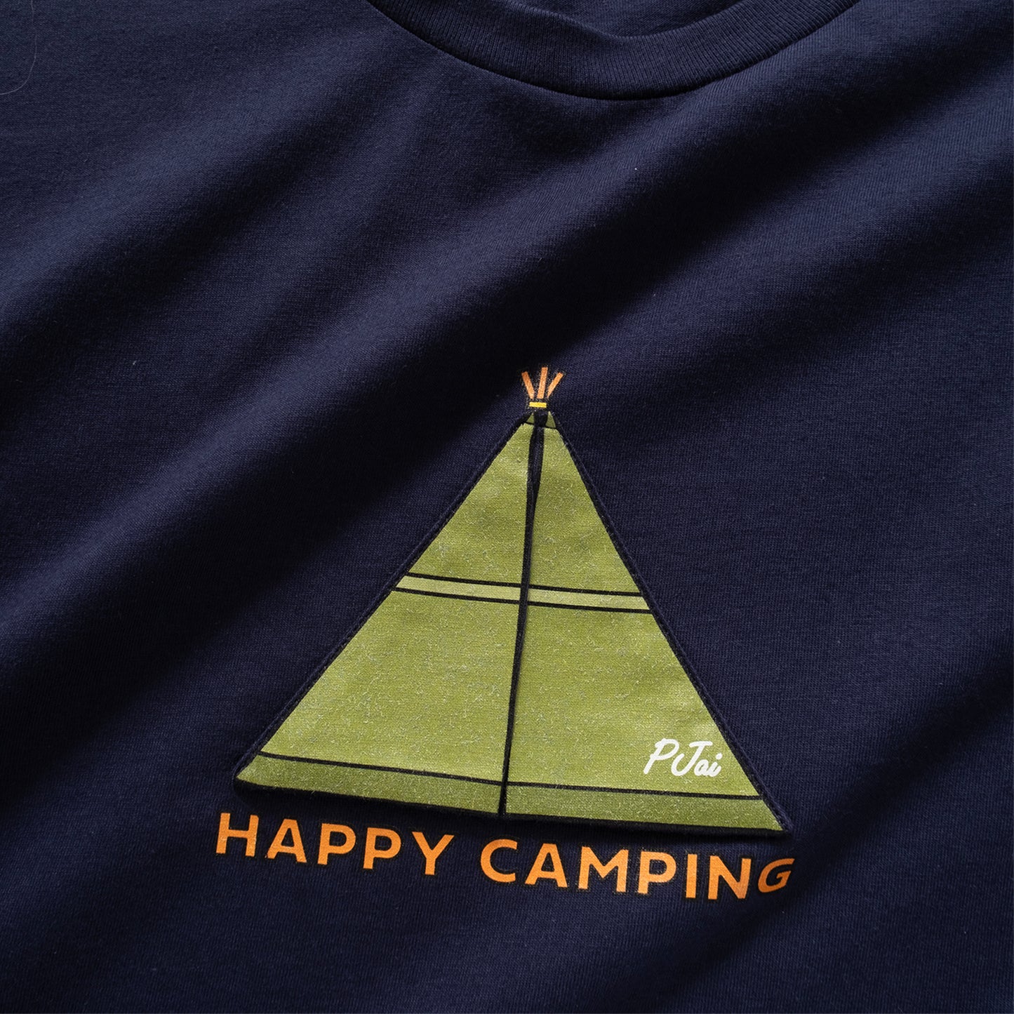 (ZT1392) P仔Happy Camping圖案Tee
