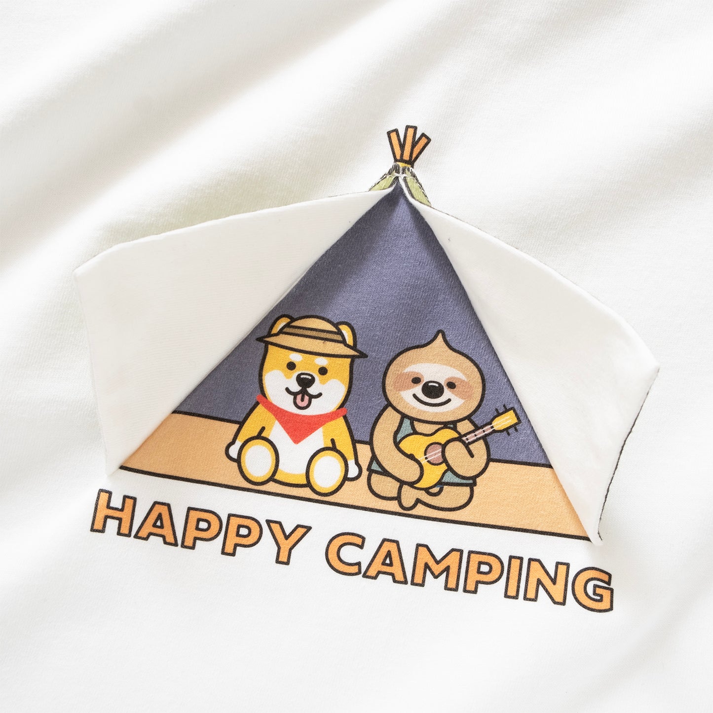 (ZT1392) P仔Happy Camping圖案Tee