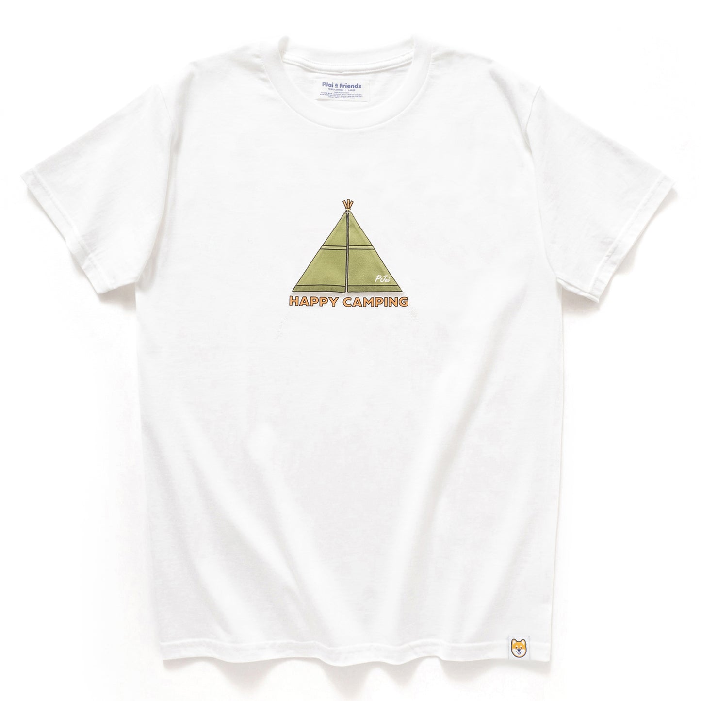 (ZT1392) P仔Happy Camping圖案Tee