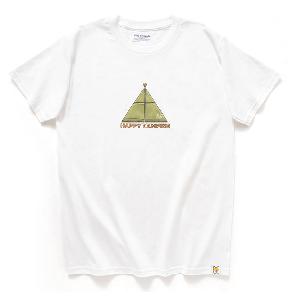 (ZT1392) Happy Camping Graphic Tee