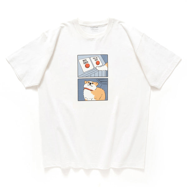 (ZT1396) Corgi Meme Graphic Tee