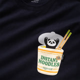 (ZT1397) Panda Noodles Pocket Tee