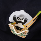 (ZT1397) Panda Noodles Pocket Tee
