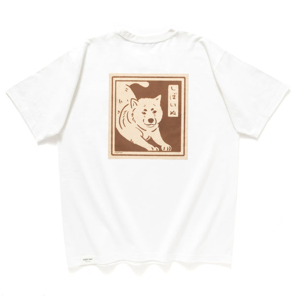 (ZT1403) Shiba Printmaking Patchwork Tee