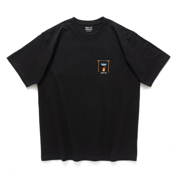 (ZT1411) Camp Fire Embroidery Graphic Tee