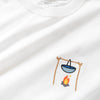 (ZT1411) Camp Fire Embroidery Graphic Tee