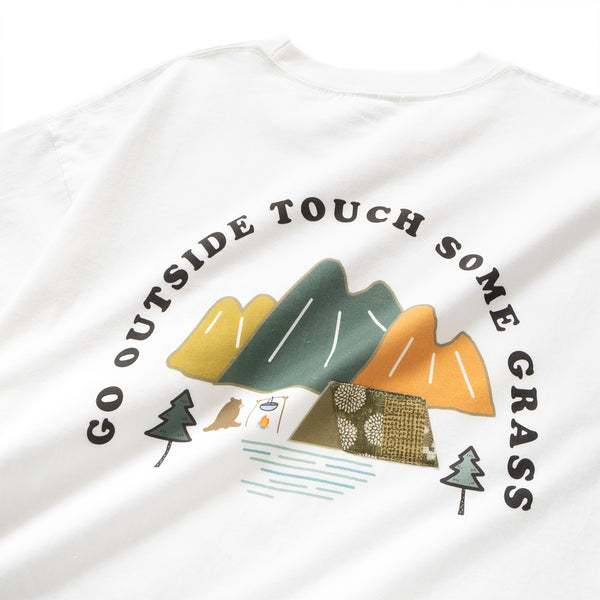 (ZT1411) Camp Fire Embroidery Graphic Tee