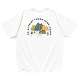 (ZT1411) Camp Fire Embroidery Graphic Tee