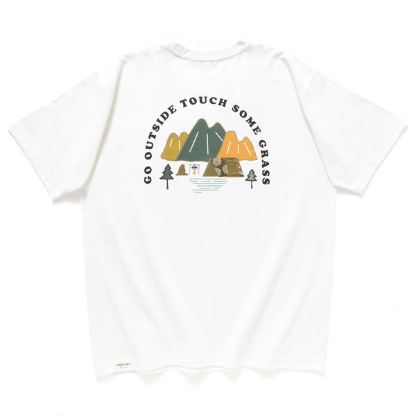 (ZT1411) Camp Fire Embroidery Graphic Tee